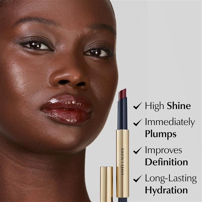 Estée Lauder Pure Color Melt-On Glosstick for Lips | Plumping & Moisturizing Lip Gloss, 513 Melted Mauve Estée Lauder