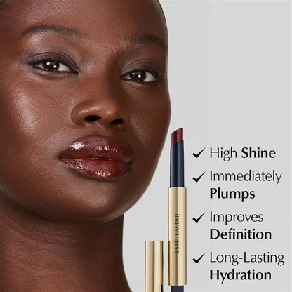 Estée Lauder Pure Color Melt-On Glosstick for Lips | Plumping & Moisturizing Lip Gloss, 513 Melted Mauve Estée Lauder
