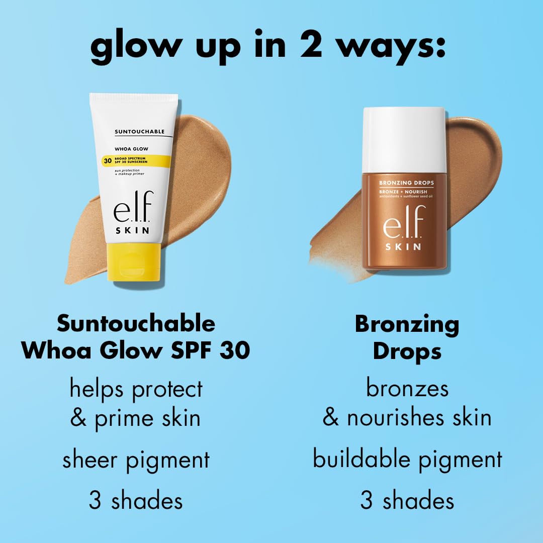 e.l.f. SKIN Bronzing Drops, Pure Gold (Golden Bronze Shimmer) e.l.f.