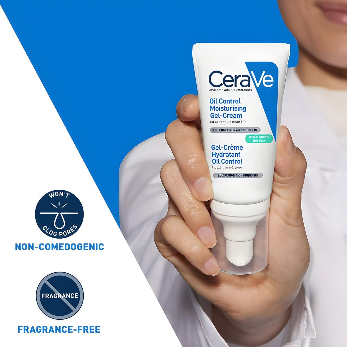 CeraVe Oil Control Gel-Cream, Niacinamide Face Moisturizer, Oily Skin 1.7oz CeraVe