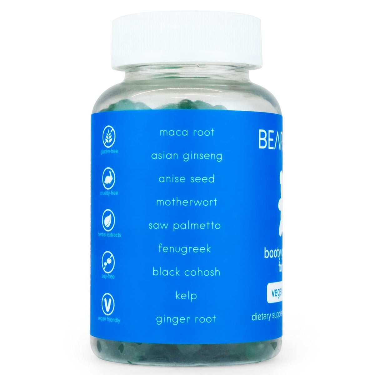 BEARVANA Peach Support Women’s Multivitamin Gummies | Herbal & Vitamin Gummy Supplement for Daily Wellness BEARVANA