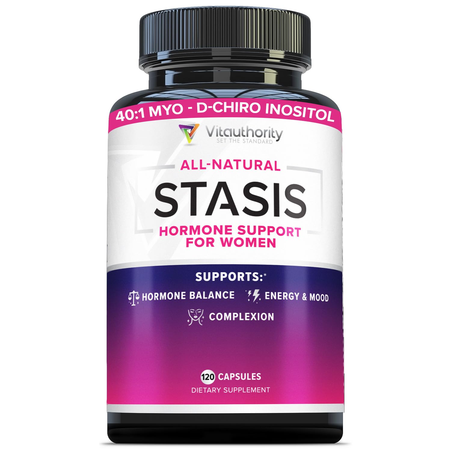 Myo-Inositol D-Chiro Women's Hormone Balance Supplement - 40:1 Myo-Inositol & D-ChiroInositol Blend with DIM for Hormone Balance for Women - Health Vitamins for Skin, Energy, & Cycle Support (1 Month) Vitauthority buy australia supplements