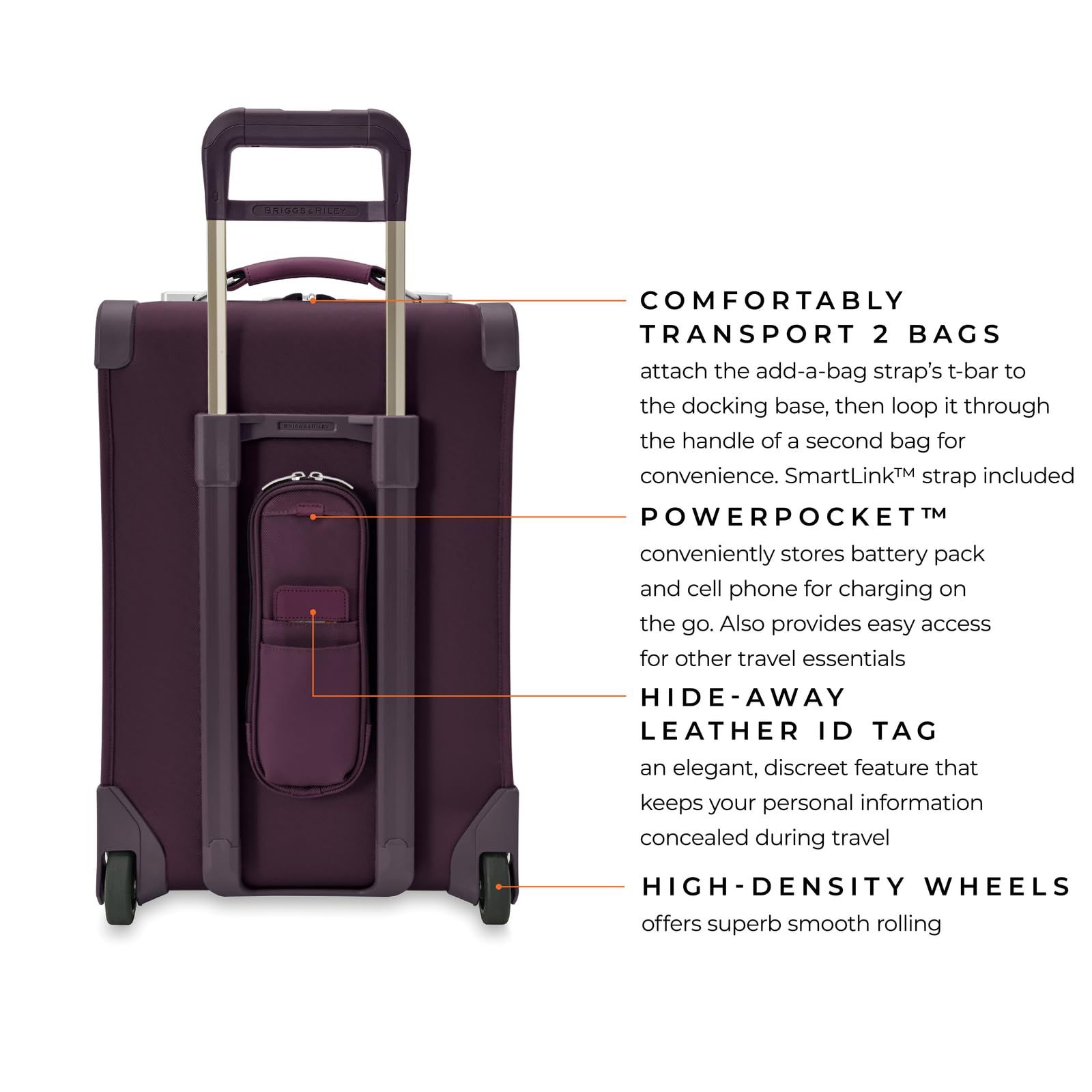 Briggs & Riley Essential 22" 2-Wheel Expandable Carry On - Luggage for Travel, Suitcases with Wheels, Softside Rolling Bag for Men & Women, Self-Repairing Zipper - Baseline Collection, Black Gsupps Australia