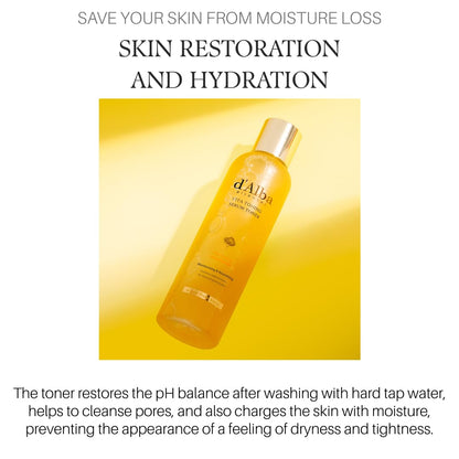 d'alba Piedmont White Truffle Vita Toning Serum Toner, Glass Skin with Double Vitamin Skincare, Face Moisturizer, (6.09 fl. oz) d'alba Piedmont