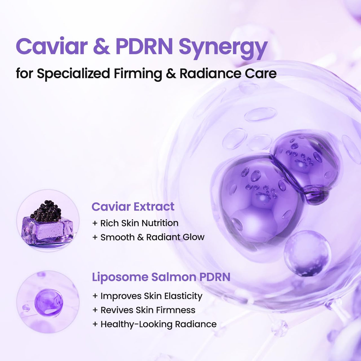 BIODANCE Caviar PDRN Serum, Hydrating, Nourishing Facial Serum with Salmon DNA PDRN, Caviar for Elasticity, Barrier Care, Travel Essentials & Self Care Gifts for Women, Korean Skin Care | 0.50 fl.oz BIODANCE
