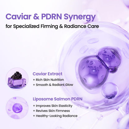 BIODANCE Caviar PDRN Serum, Hydrating, Nourishing Facial Serum with Salmon DNA PDRN, Caviar for Elasticity, Barrier Care, Travel Essentials & Self Care Gifts for Women, Korean Skin Care | 0.50 fl.oz BIODANCE