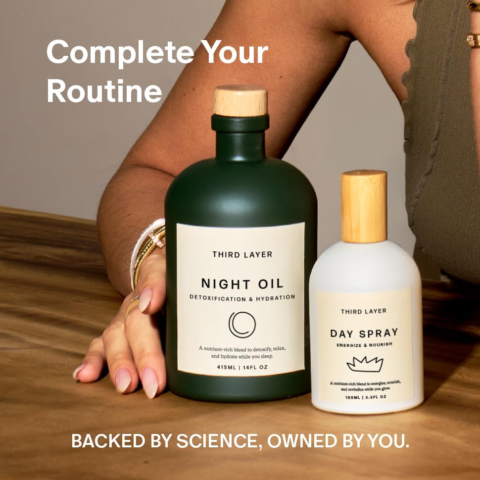 Third Layer Castor Oil Body Oil, with Magnesium, Hibiscus & Frankincense Third Layer