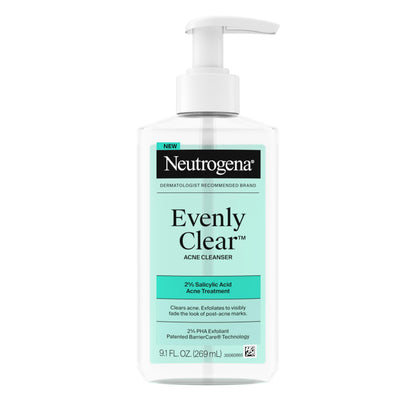 Neutrogena Evenly Clear Acne Cleanser, 9.1 fl. oz Neutrogena