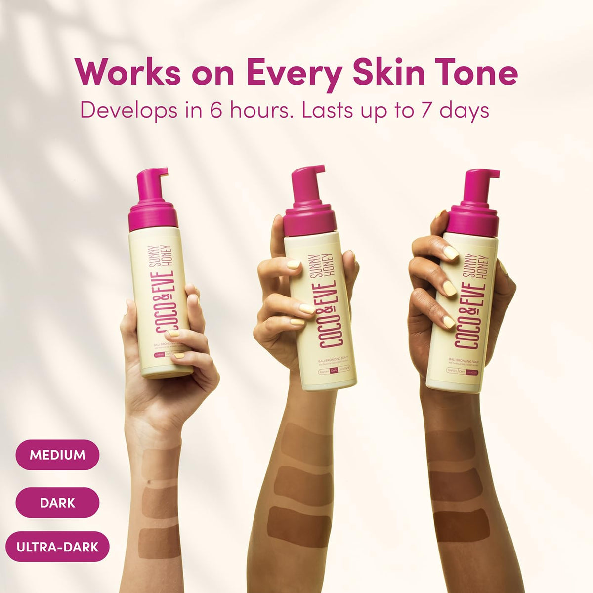 Coco & Eve Sunny Honey Bronzing Self Tanner Mousse - Dark, 6.7 fl oz Coco & Eve