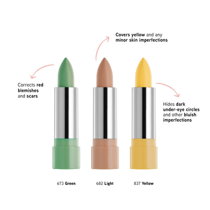 Physicians Formula Gentle Full Coverage Concealer, Light Cover Concealer Stick, Eyes, Face, Dermatologist Tested (Packaging May Vary) Physicians Formula