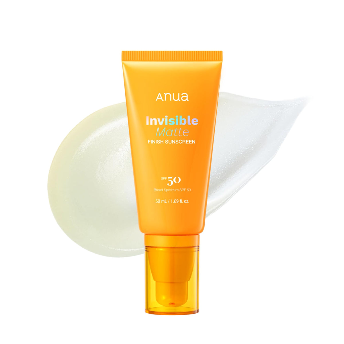 Anua Invisible Matte Finish Sunscreen, 1.69 fl.oz ANUA
