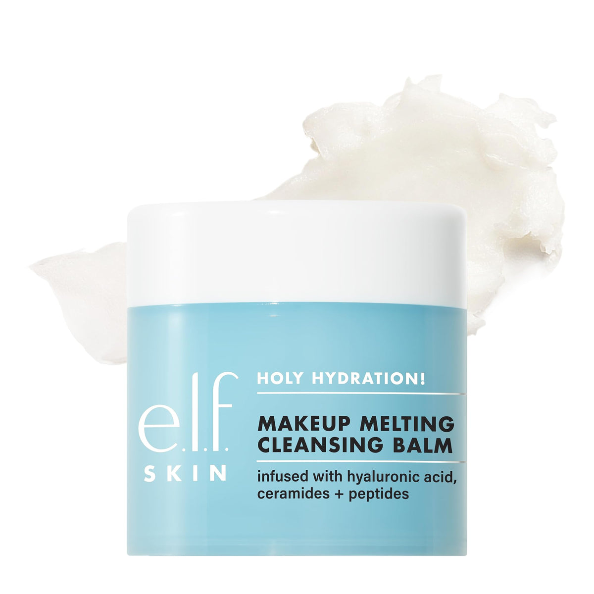 e.l.f. SKIN Holy Hydration! Makeup Melting Cleansing Balm, Face Cleanser & Makeup Remover, Infused with Hyaluronic Acid to Hydrate Skin e.l.f.