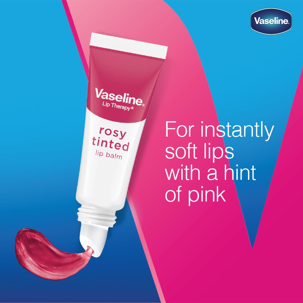 Vaseline Lip Therapy Rosy Lips Moisturizing Lip Balm - Twin Pack (2-Pack) Vaseline