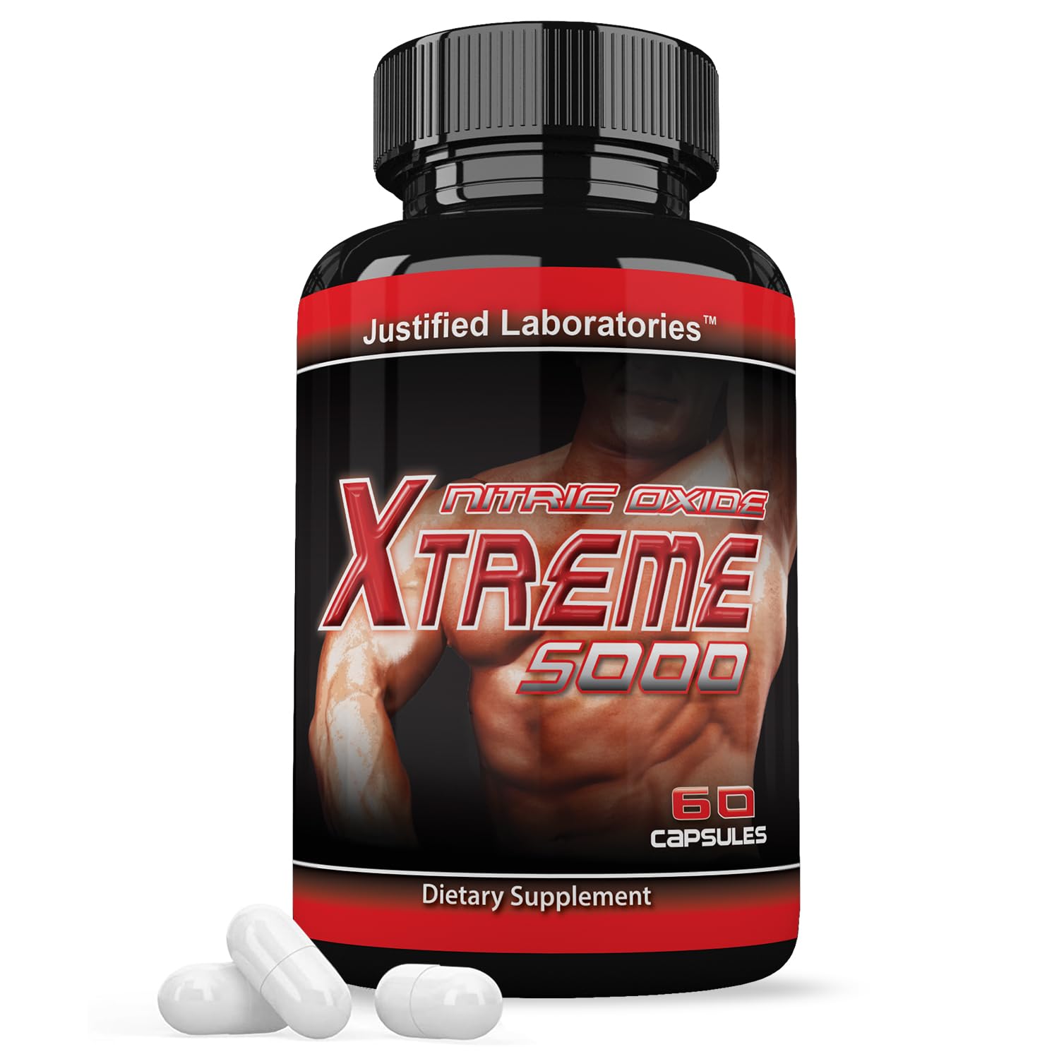 Nitric Oxide Xtreme 5000 Advanced Men's Heath Formula 60 Capsules Justified Laboratories buy australia supplements