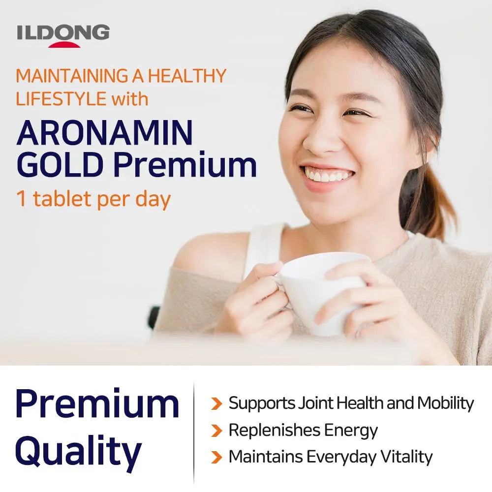 Aromamin Gold Premium Multi-Vitamin for Recovering 120 Tablets, 1 Count (Pack of 120) 아로나민 buy australia supplements