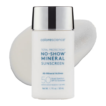 Colorescience, No-Show Mineral Sunscreen, SPF 50, 1.7 Fl Oz Colorescience