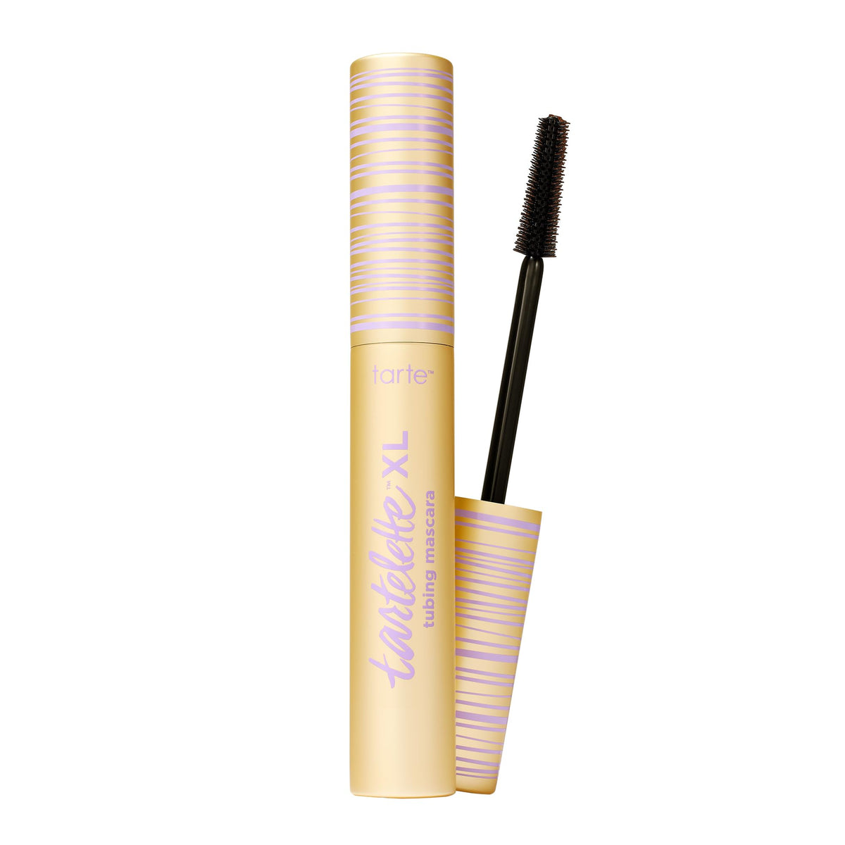 tarte tartelette XL tubing mascara – Lash Extensions in a Tube with Peptide, Extra-Bold Buildable Length & Volume, Smudge-Proof Longwear, Easy-to-Remove, Vegan & Cruelty-Free, full size, black tarte