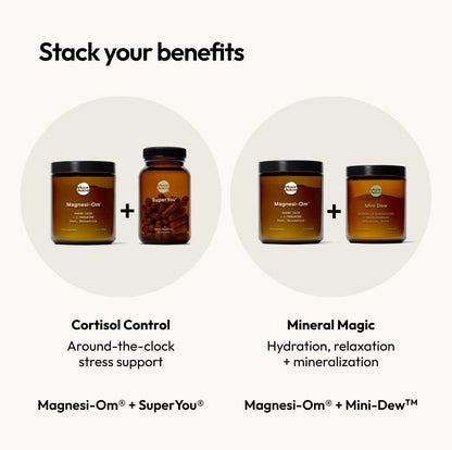 Moon Juice Magnesi-Om Magnesium Powder Supplement - Chelated Magnesium Complex + L-Theanine Blend for Rest, Relaxation & Regularity - Vegan, Non-GMO & No Sugar, Berry, 4.2 oz, 30 Servings