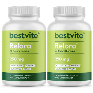 BESTVITE Filler-Free Relora 250mg (240 Vegetarian Capsules) (120 x 2) – Clinically Researched – No Stearates – Vegan – No Fillers – Supports the Management of Occasional Stress* BESTVITE buy australia supplements