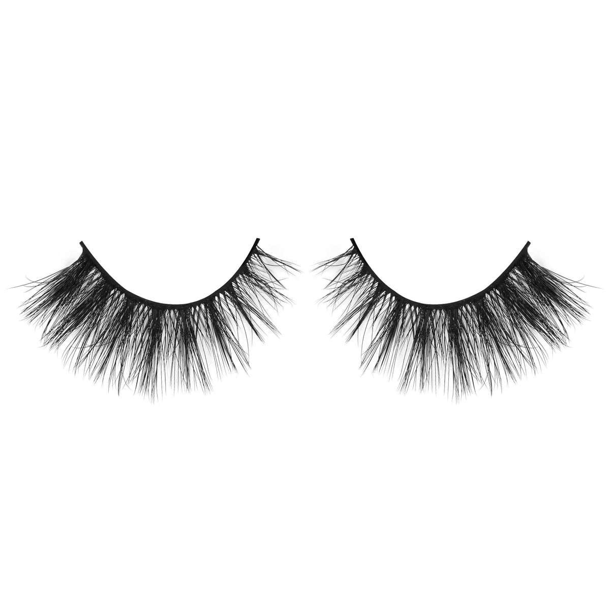 Onlyall Lashes Mink False Eyelashes Natural Wispy Lashes Soft Faux Mink Lashes Fluffy False Lashes 16MM A04 Onlyall