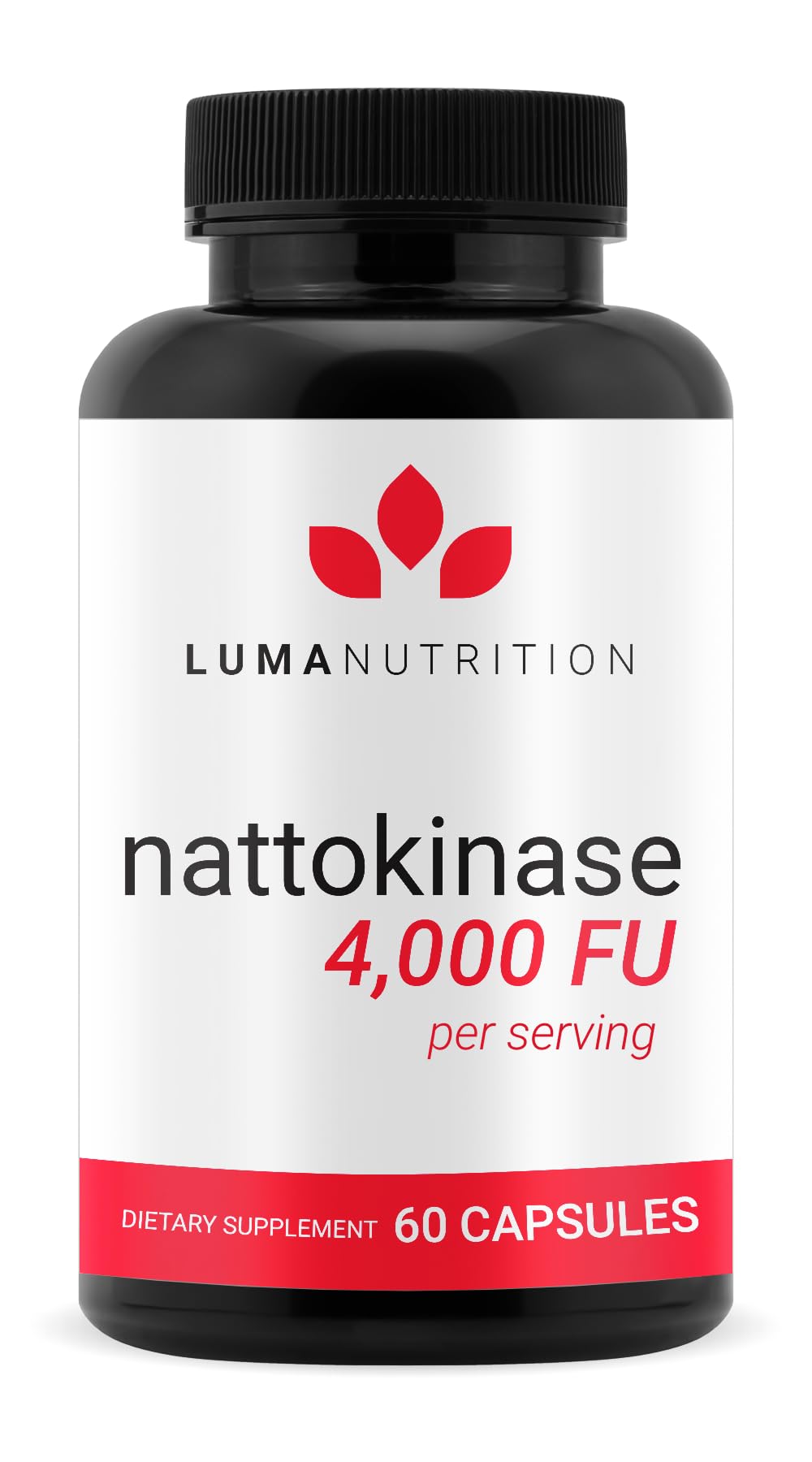Luma Nutrition Nattokinase Supplement - Natto 4000 FU Per Serving, Premium Heart Health Support - Vegan & Gluten Free - 60 Capsules Luma Nutrition