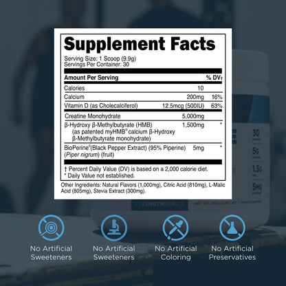 Creatine HMB a" Blue Raspberry (0.65 lbs./30 Servings)
