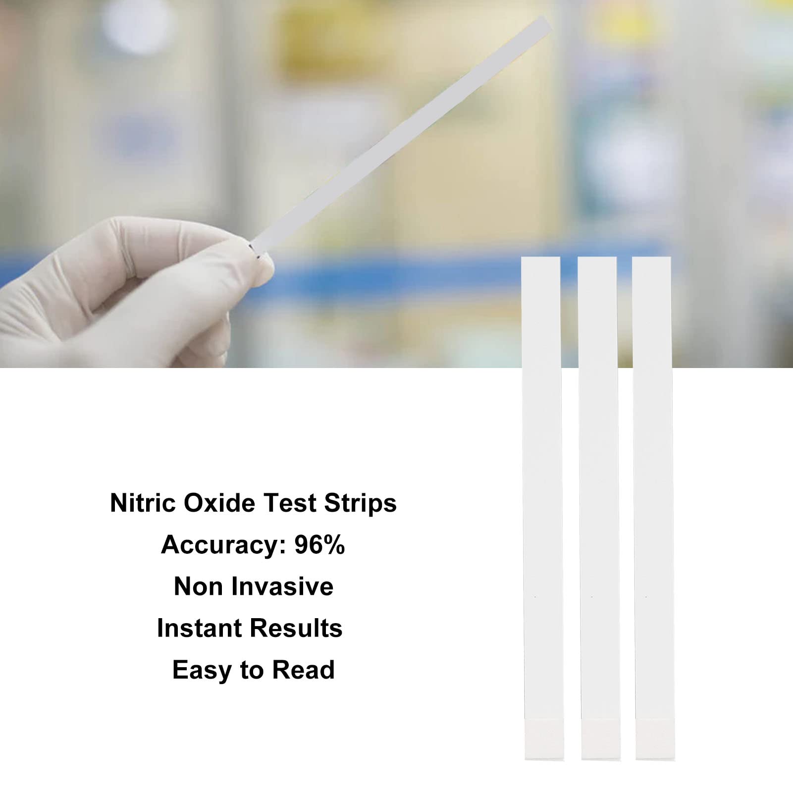Nitric Oxide Test Strips, 25 Strips Salivary Nitric Oxide Test Strip Instant Results for Daily