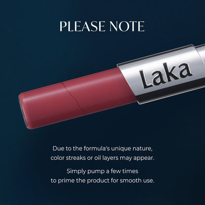 Laka Perfect Twin Lip - Dual-Ended Matte Liquid Lipstick & Clear Gloss | Transfer Proof Color | High Pigmented Lightweight Non-Sticky | Korean Makeup | #908 In Caffeine (Warm Taupe Brown), 0.31oz Laka