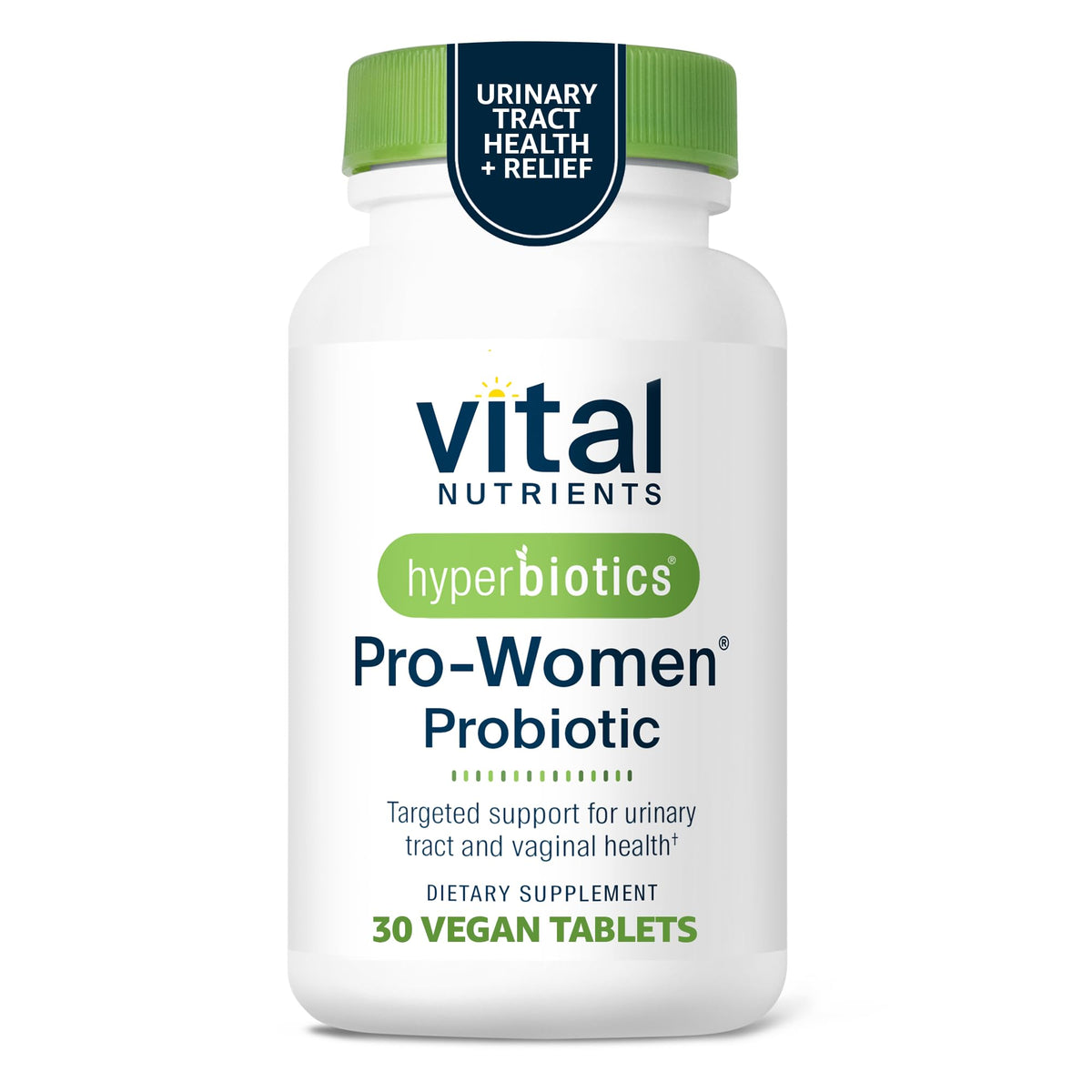 Hyperbiotics Vital Nutrients Pro Women Probiotics for Women | Vaginal Probiotics for PH Balance | Oral Probiotic for Vaginal Health and Urinary Tract Health | 6 Targeted Strains | 30 Vegan Tablets Hyperbiotics