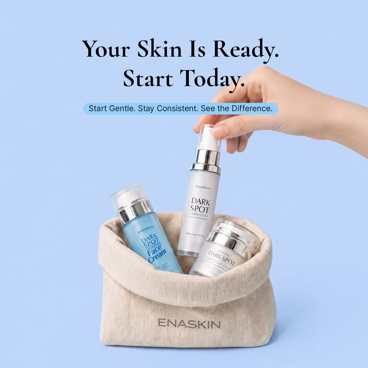 EnaSkin Dark Spot Corrector & Remover Serum for Face & Body, Niacinamide EnaSkin