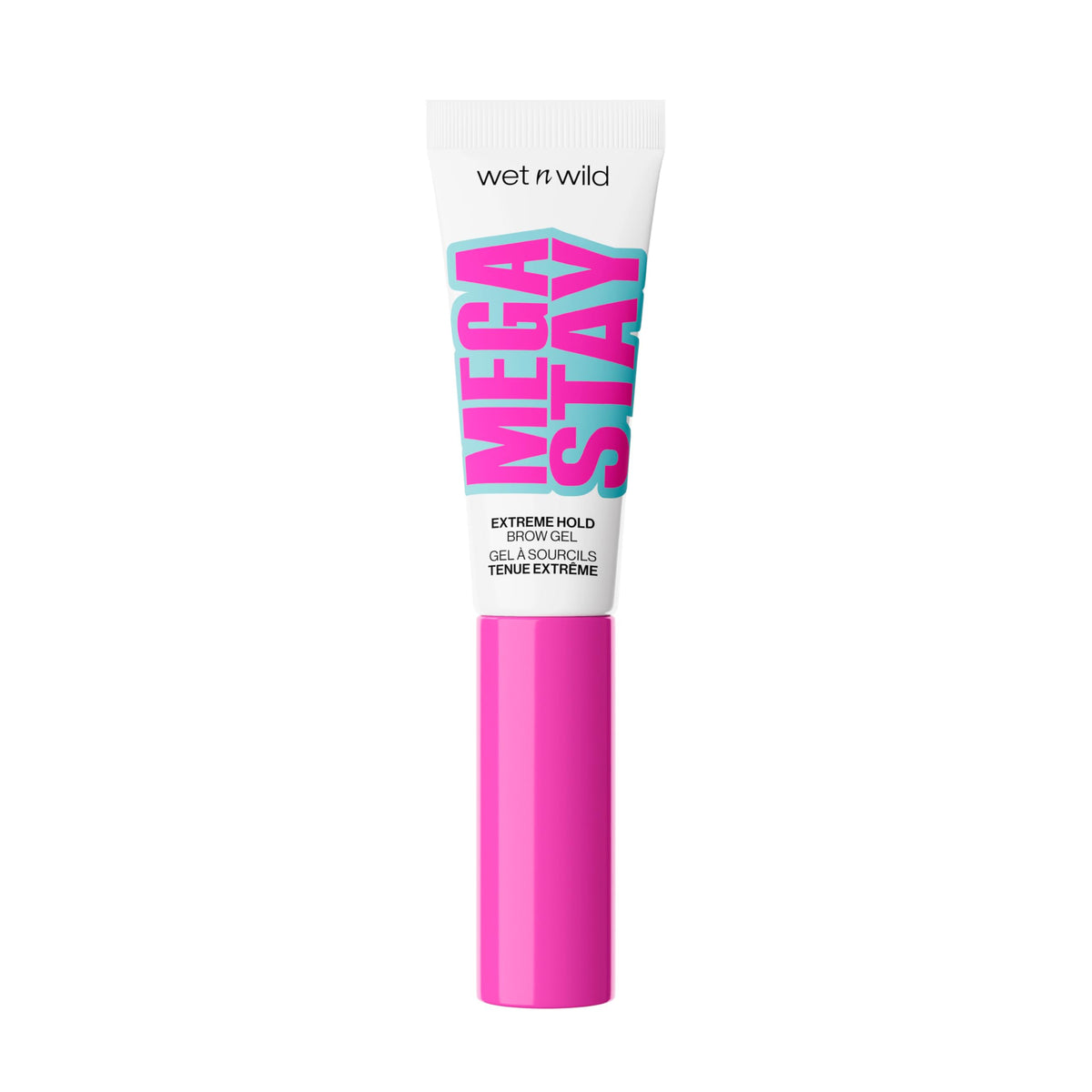 wet n wild Mega Stay Extreme Hold Brow Gel, Lightweight, Non-Sticky & Flake-Free Formula, Long-Lasting 16-Hour Wear, Sculpted & Laminated Brow Look, Easy Application, Cruelty-Free & Vegan - Clear wet n wild