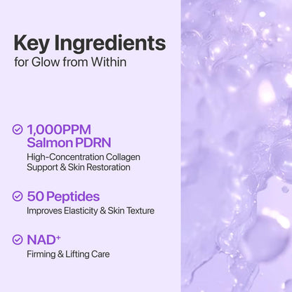 numbuzin No.9 NAD+ Salmon PDRN Glow Boosting Toner, Hydrating & Firming Toner for Wrinkles, Fine Lines & Dull Skin numbuzin