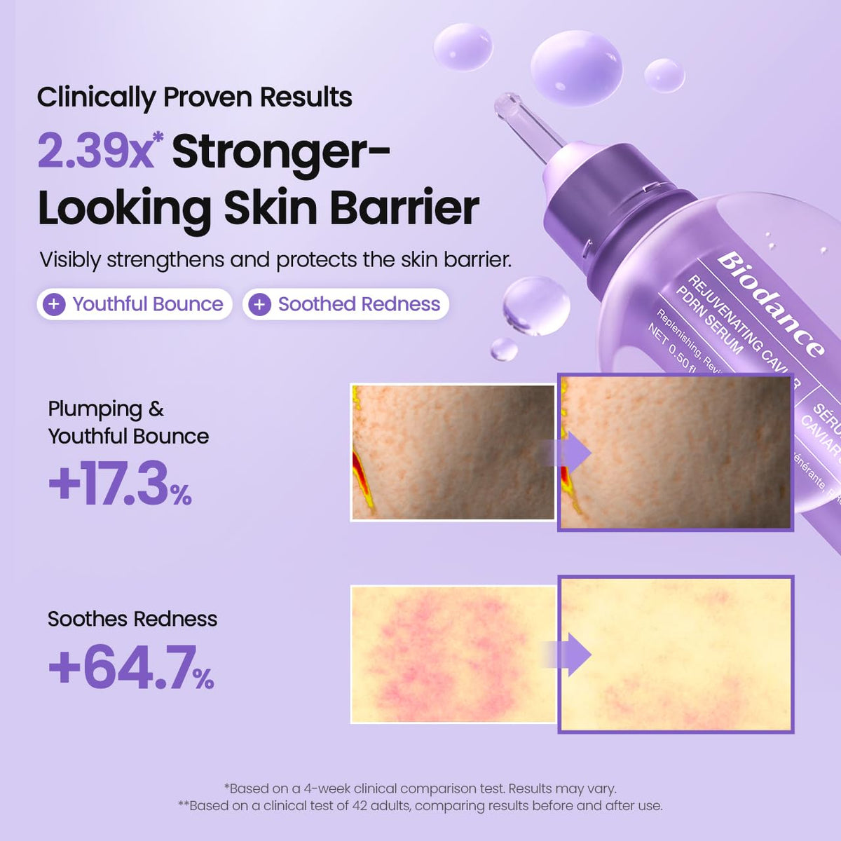 BIODANCE Caviar PDRN Serum, Hydrating, Nourishing Facial Serum with Salmon DNA PDRN, Caviar for Elasticity, Barrier Care, Travel Essentials & Self Care Gifts for Women, Korean Skin Care | 0.50 fl.oz BIODANCE