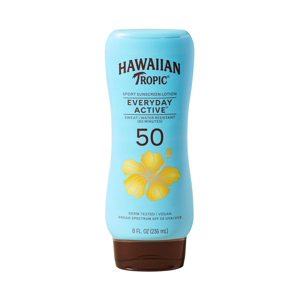 Hawaiian Tropic Everyday Active SPF 50 Sunscreen Lotion, 8 Fl Oz Hawaiian Tropic