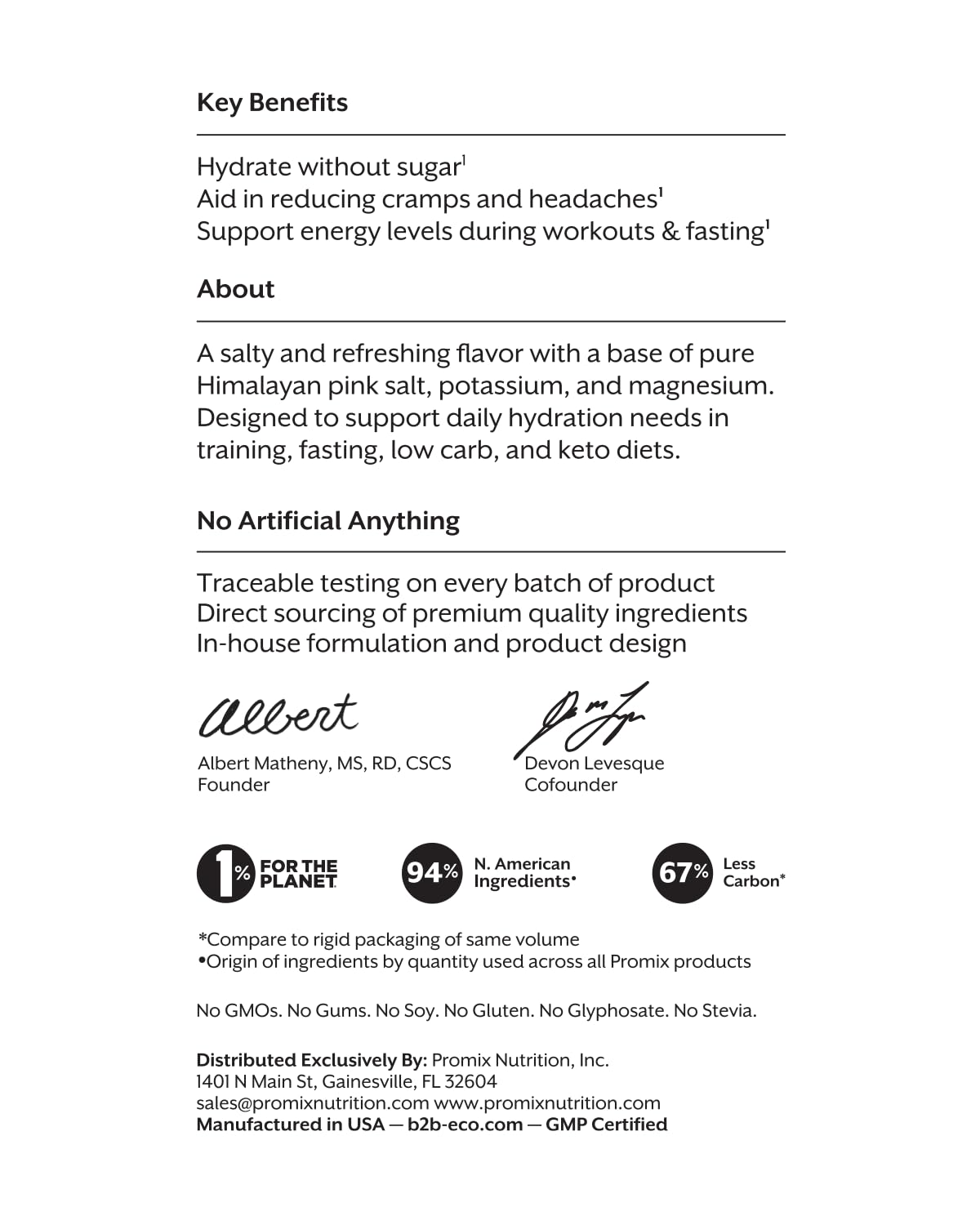 ProMix Nutrition Electrolytes Powder Hydration Packets - Himalayan Pink Salt, Magnesium, Potassium, Vitamin C - Salted Watermelon, ProMix Nutrition buy australia supplements