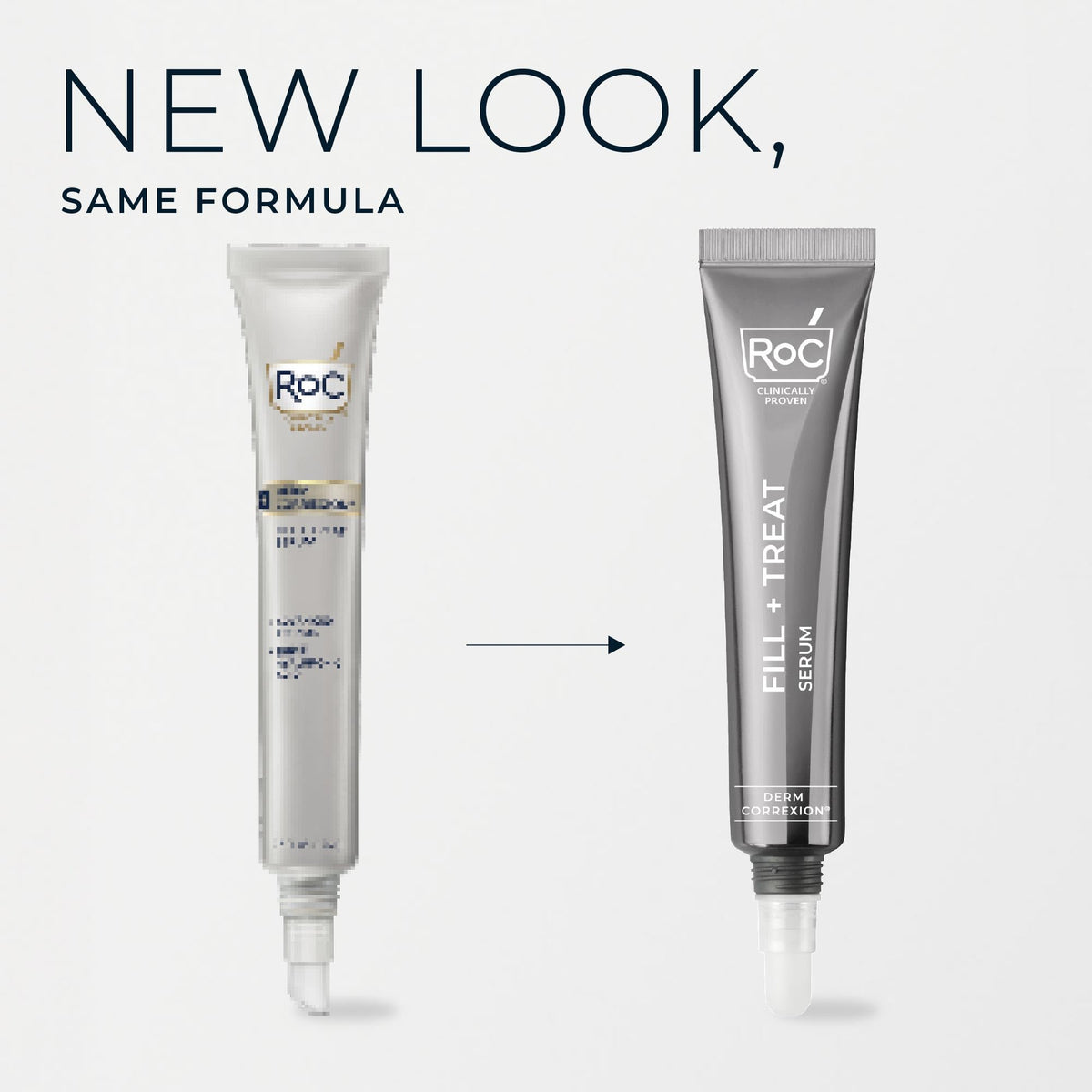 RoC Derm Correxion Fill+Treat Retinol Serum, Deep Wrinkle Filler for Face RoC