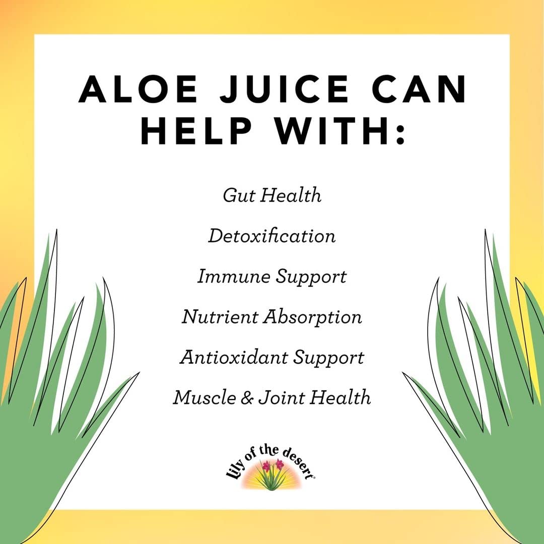 Lily of the Desert Organic Aloe Vera Juice – Inner Fillet, 16 fl oz Lily Of The Desert