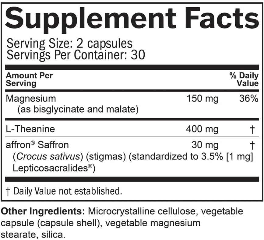 BRAINMD Quiet My Mind Sleep Supplement - Natural Sleep Aid with Magnesium, GABA, and Melatonin - 60 Capsules