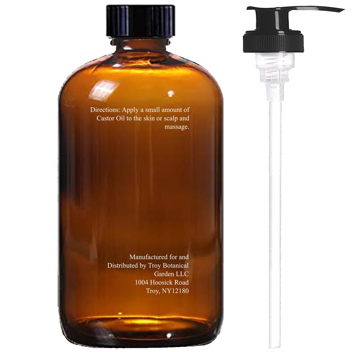Essentially KateS Castor Oil 16 Fl Oz (Glass Bottle) - Original - A Huge Glass Bottle with a Pump - 100% Pure and Natural, Cold Pressed, and Hexane-Free - Hair and Body Essentially KateS