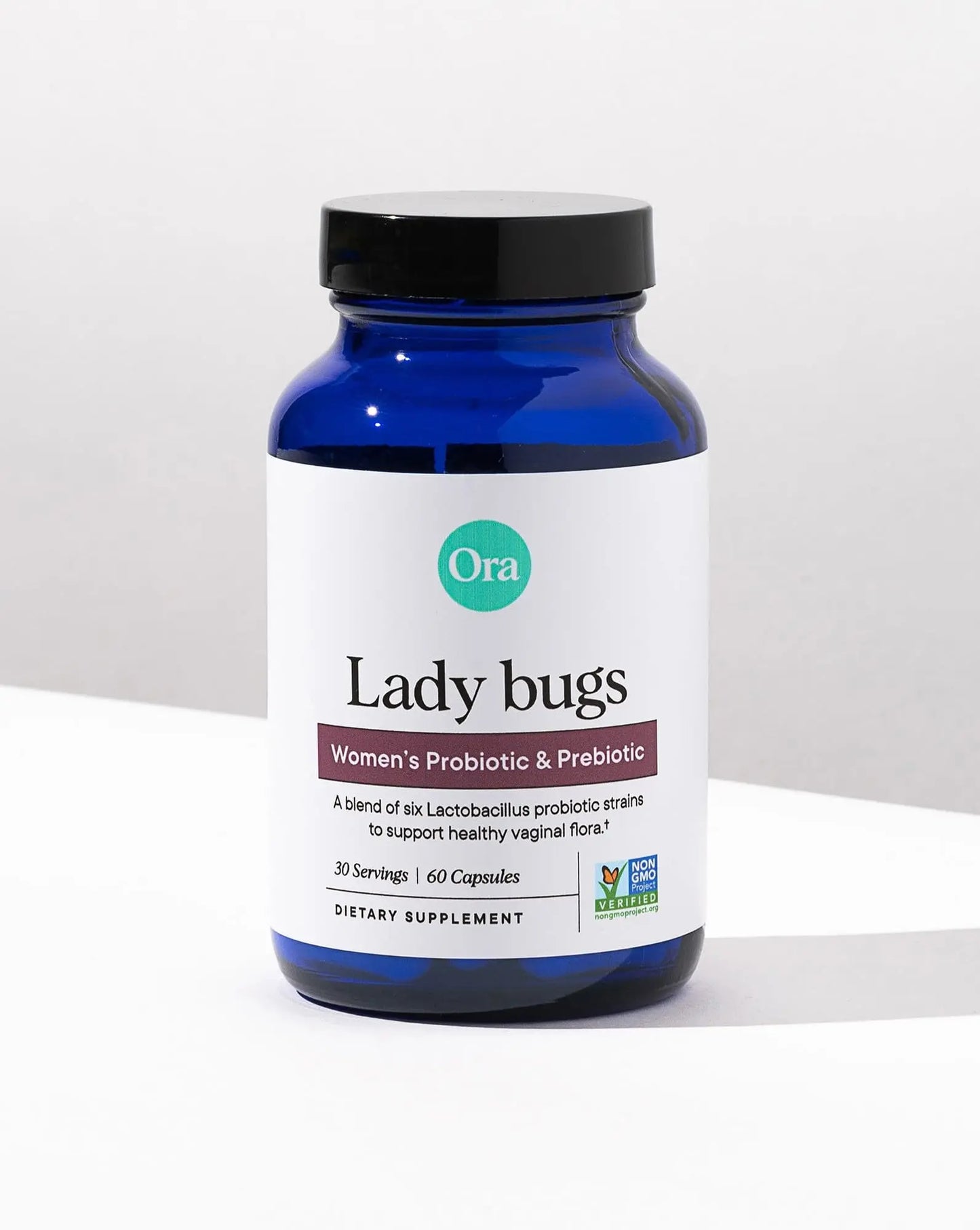 Ora Organic Probiotic for Women with L. crispatus, 6 Clinically Studied Lactobacillus Strains for Vaginal, pH & Urinary Tract Health, Ora Organic