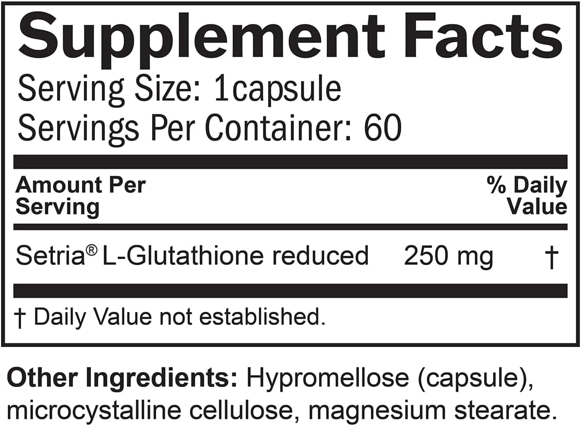 BrainMD Glutathione Ultra - Antioxidant Support Supplement - 60 Capsules