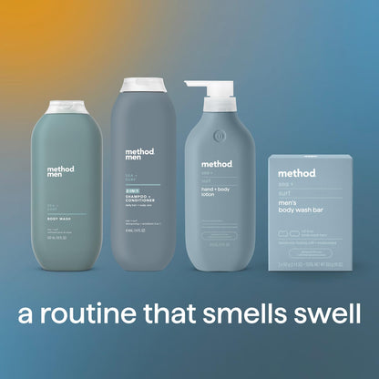 Method Men Body Wash, Sea and Surf Scent, Paraben and Phthalate Free, Quick-Lathering Method