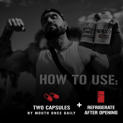 5% Nutrition Rich Piana Probio-75 Billion CFUs | Vegan, 14 Unique Strains 5% Nutrition