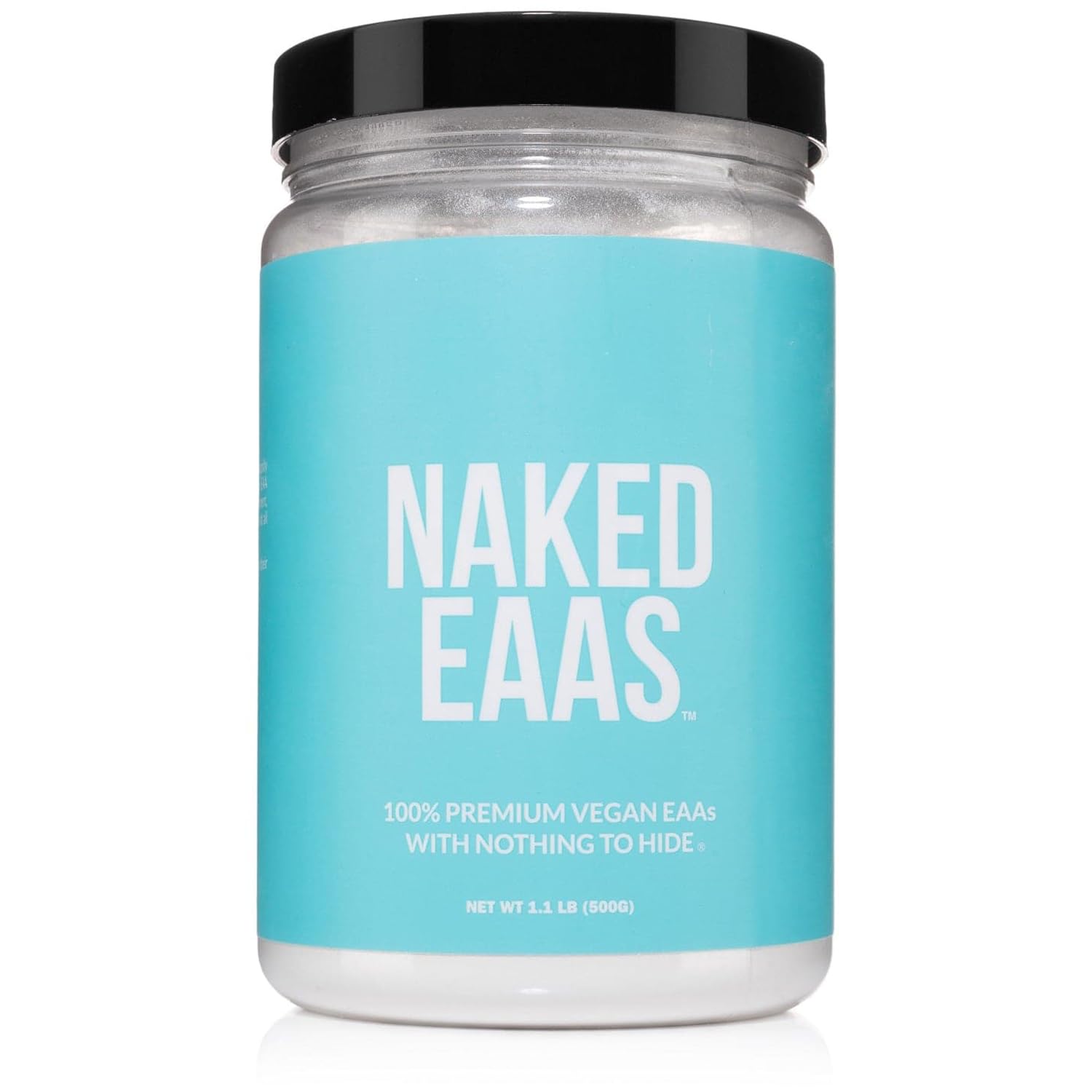 NAKED EAAs Amino Acids Powder - 50 Servings - Vegan Unflavored Essential Amino Acids 500 Grams - Instantized All Natural EAAs Powder Supplement NAKED buy australia supplements