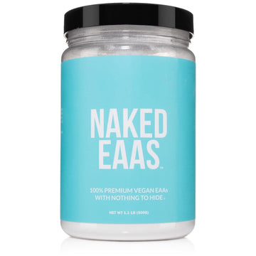 NAKED EAAs Amino Acids Powder - 50 Servings - Vegan Unflavored Essential Amino Acids 500 Grams - Instantized All Natural EAAs Powder Supplement NAKED buy australia supplements
