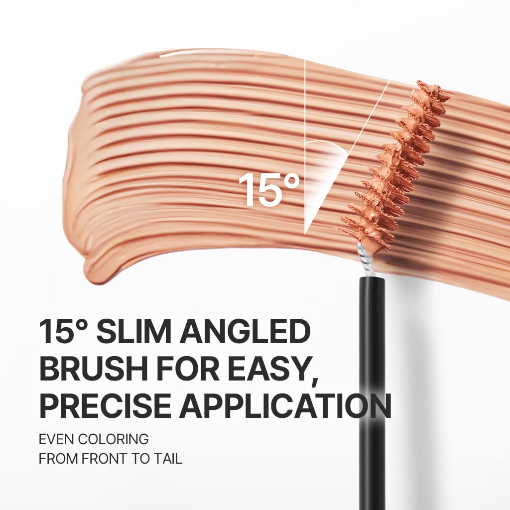 Espoir The Brow Color Fixing Cara #4 Fake Bleach | Easy Fixing without Clumping with Skinny Brush, Long-Lasting & Smudge-proof Eyebrow Mascara, Soft Mood Coloring Tinted Gel, Korean Makeup, 0.1 Fl Oz. Espoir