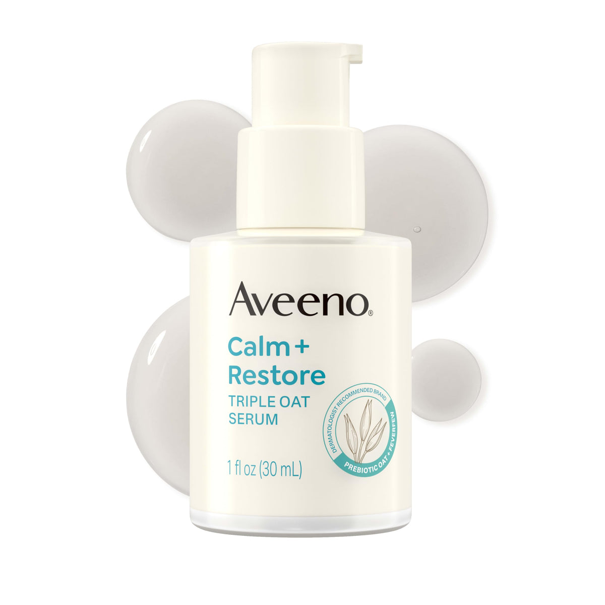 Aveeno Calm + Restore Triple Oat Face Serum, 1 fl. oz Aveeno