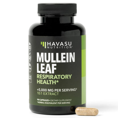 500mg Mullein Extract for Lung Support and Respiratory Health, 30 Count | Mullein Leaf Capsules for Respiratory Health, Vegan, Non-GMO Herbal Supplement for Overall Daily Wellness, 1 Month Supply Gsupps Australia