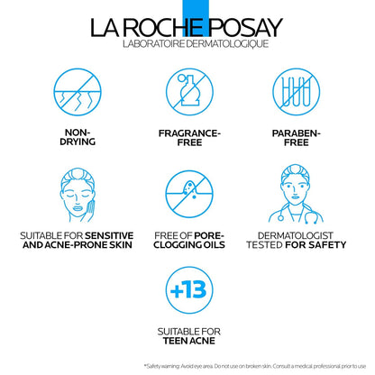 La Roche-Posay Effaclar BPO Multi-Target Acne Treatment for Face, 0.67oz La Roche-Posay