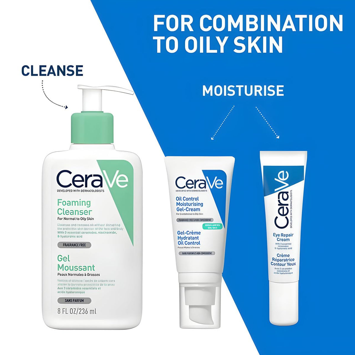 CeraVe Oil Control Gel-Cream, Niacinamide Face Moisturizer, Oily Skin 1.7oz CeraVe